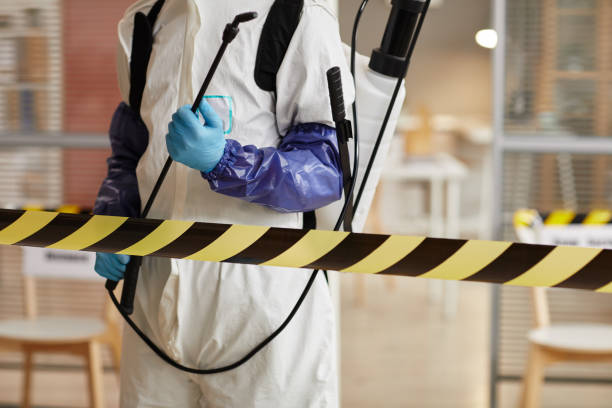 Professional Blood Cleanup technician working in Hope, IN